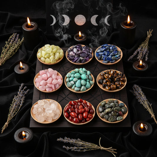 Polished Crystal Stones for Decoration and Aromatherapy Sorceress Sanctuary