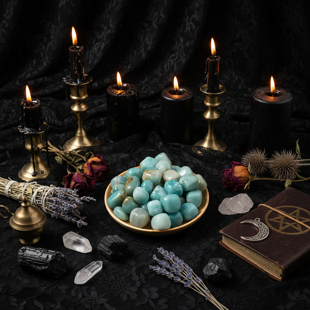 Polished Crystal Stones for Decoration and Aromatherapy Sorceress Sanctuary