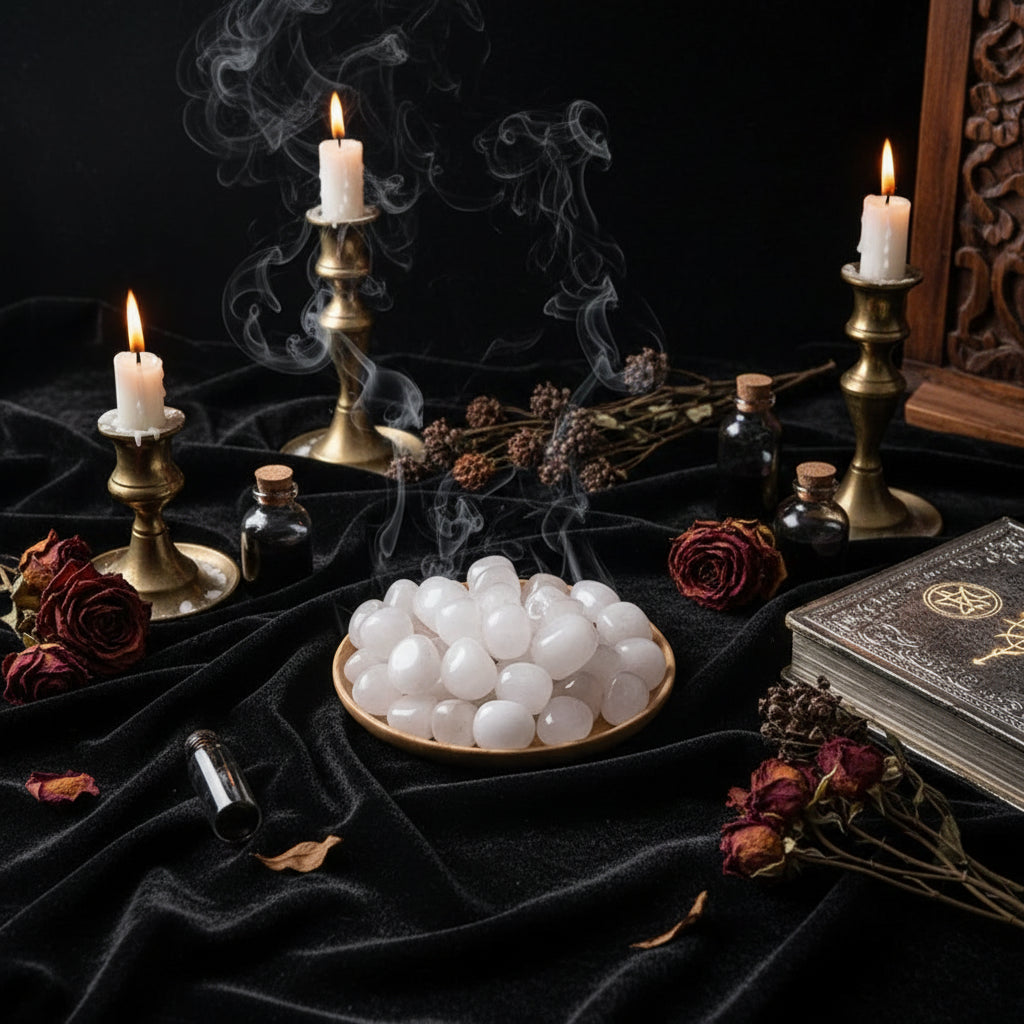 Polished Crystal Stones for Decoration and Aromatherapy Sorceress Sanctuary