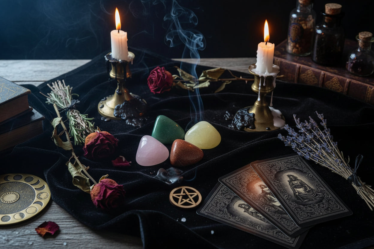 Polished Crystal Stones for Decoration and Aromatherapy Sorceress Sanctuary