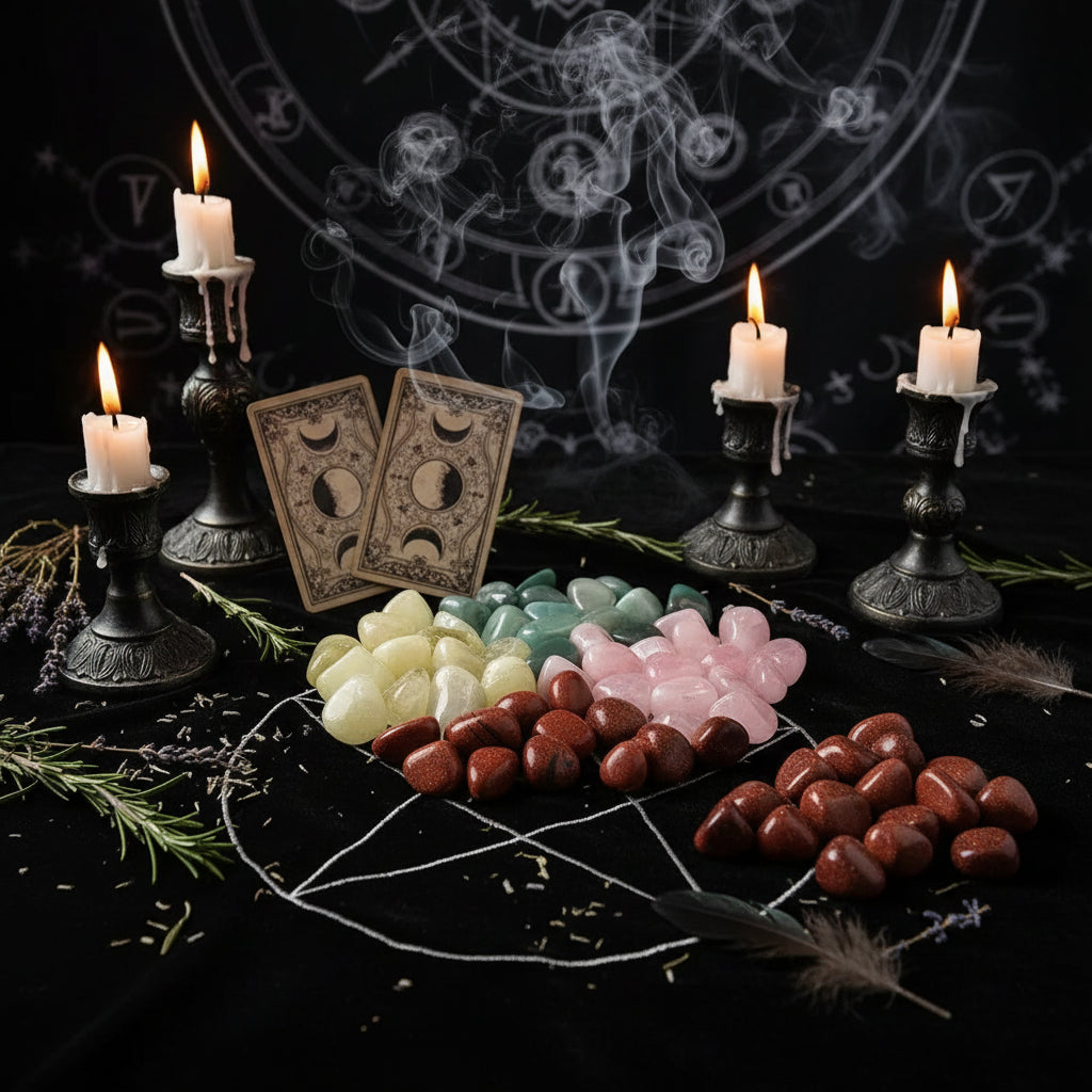 Polished Crystal Stones for Decoration and Aromatherapy Sorceress Sanctuary