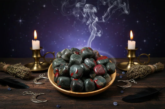 Polished Crystals - Sorceress Sanctuary (Nonriver Agate) / (100g)-(Snowflake) / (100g)-(Red Aventurine) / (100g)-(Blue Sandstone) / (100g)-(Aquamarine Agate) / (100g)