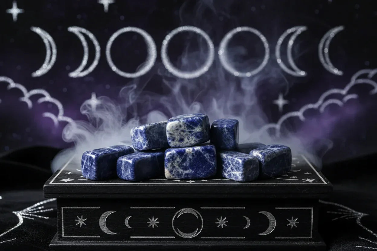 Polished Crystals - Sorceress Sanctuary Color(Amethyst 3to 5cm100g)-Color(Aventurine jade 3to 5cm100g)-Color(Powder crystal3 to 5cm100g)-Color(Topaz 3to 5cm100g)-Color(Nanhong 3to 5cm 100g)