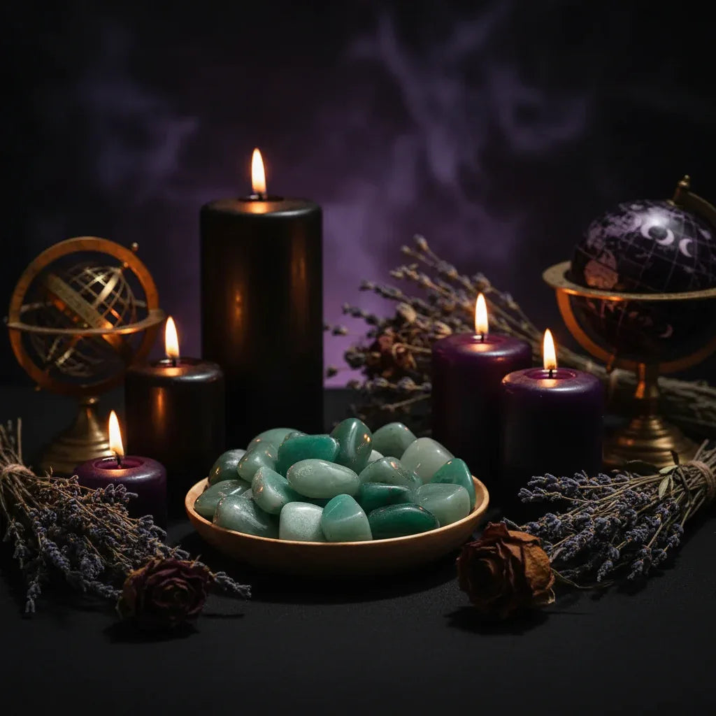 Polished Crystals - Sorceress Sanctuary (Nonriver Agate) / (100g)-(Snowflake) / (100g)-(Red Aventurine) / (100g)-(Blue Sandstone) / (100g)-(Aquamarine Agate) / (100g)