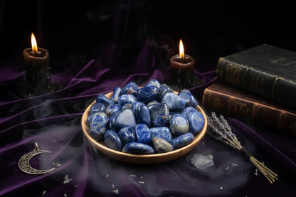 Polished Crystals - Sorceress Sanctuary (Nonriver Agate) / (100g)-(Snowflake) / (100g)-(Red Aventurine) / (100g)-(Blue Sandstone) / (100g)-(Aquamarine Agate) / (100g)