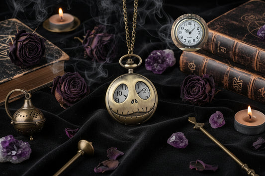 Pumpkin Pocket Watch - Sorceress Sanctuary Bronze / Arab ghost head-Baigu / Arab ghost head