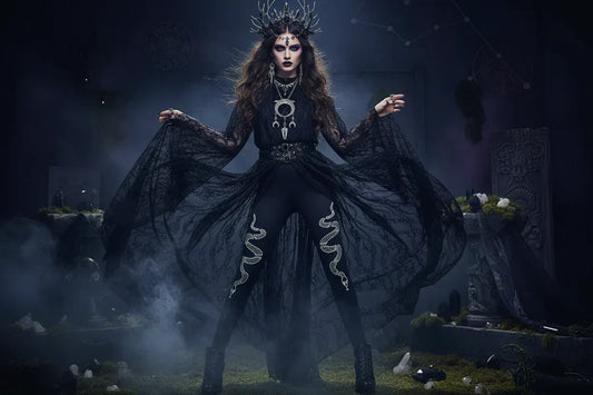 Punk Leggings - Sorceress Sanctuary Black / S-Black / M-Black / L-Black / XL