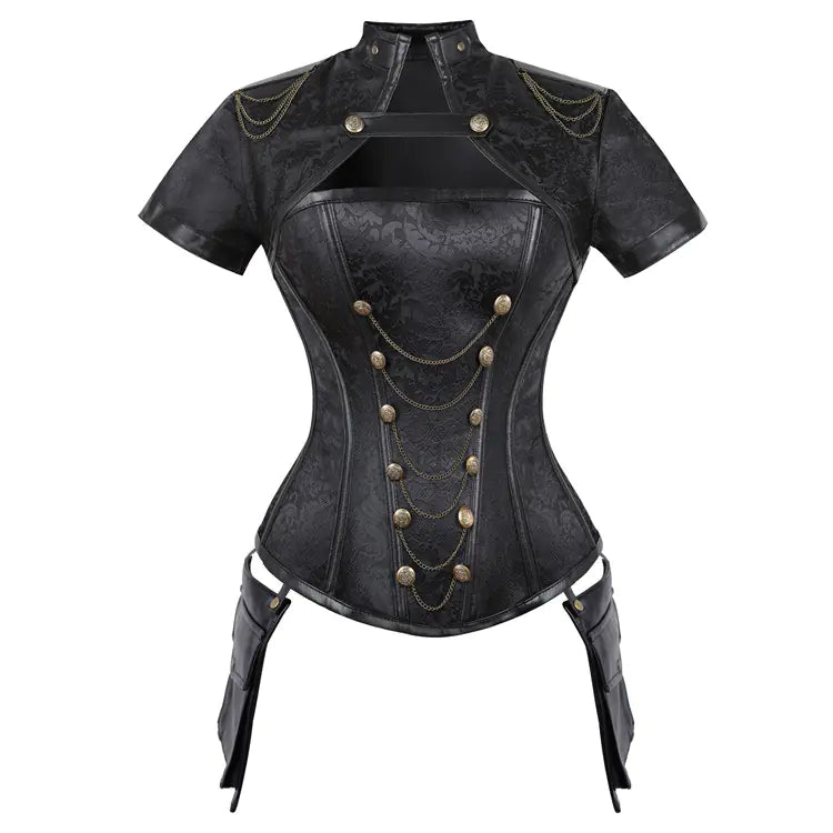 Gothic 4-Piece Corset Set