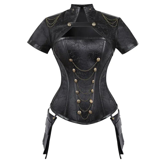 Gothic 4-Piece Corset Set