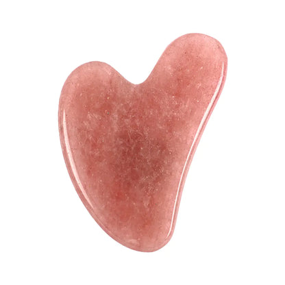 Natural Pink Crystal Gua Sha Board