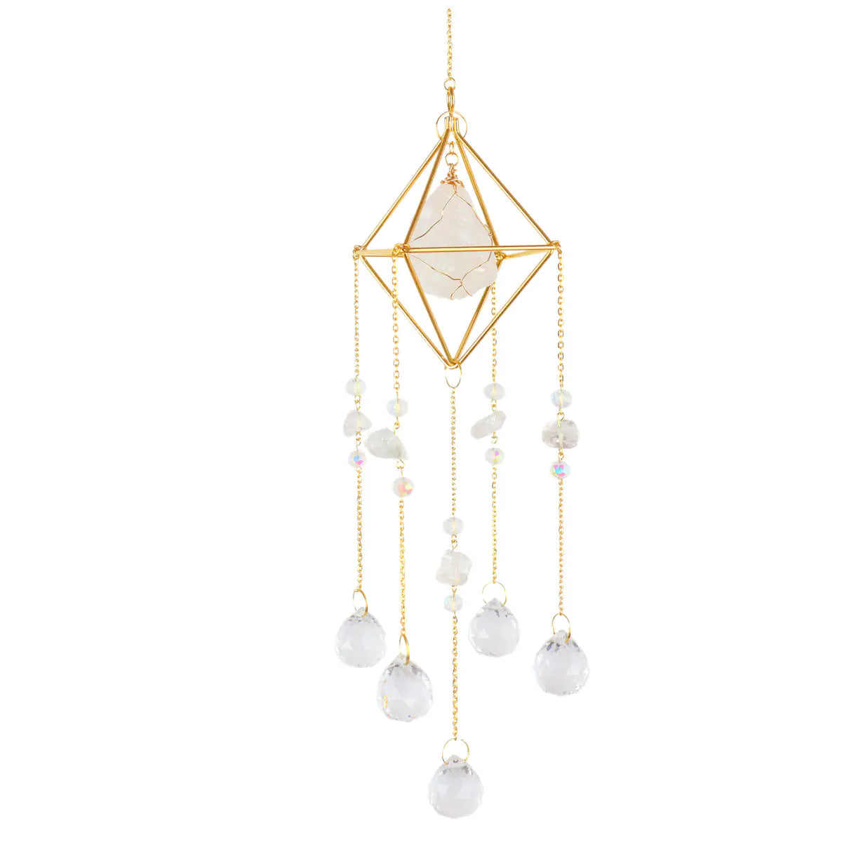 Natural Crystal Wind Chime Sorceress Sanctuary