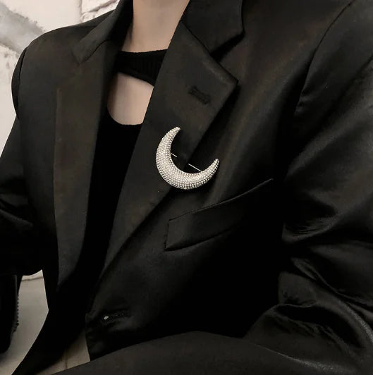 Celestrial Moon Brooch
