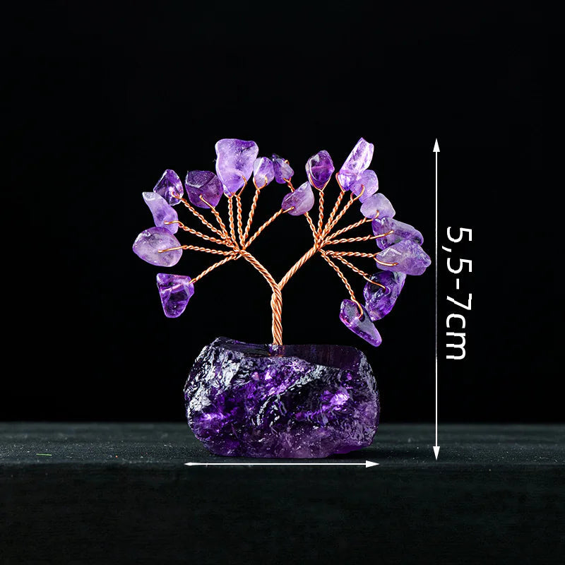 Natural Crystal Tree |  Amethyst Base Sorceress Sanctuary