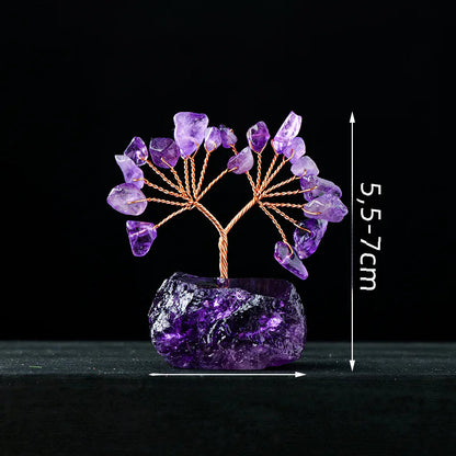 Natural Crystal Tree |  Amethyst Base Sorceress Sanctuary