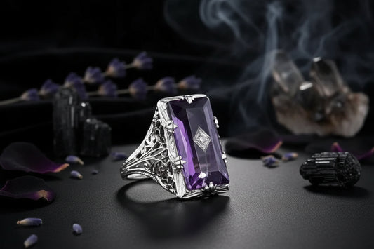 Sorceress Amethyst Ring