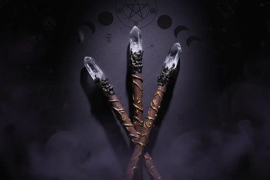 Quartz Crystal Wand - Sorceress Sanctuary 30cm