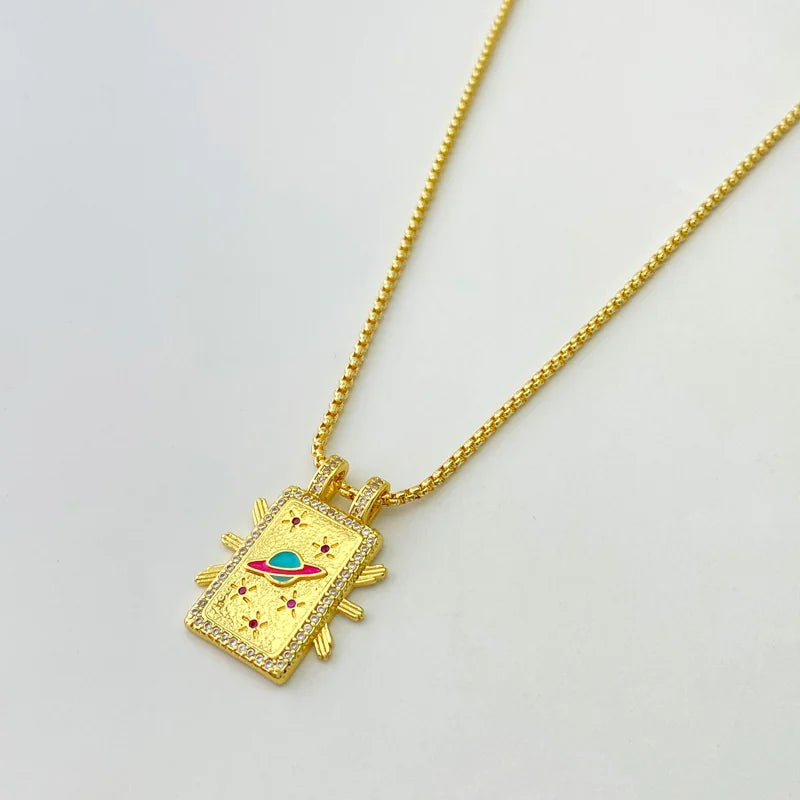 Gilded Tarot Pendant