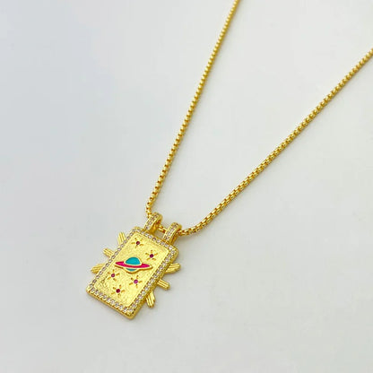 Gilded Tarot Pendant