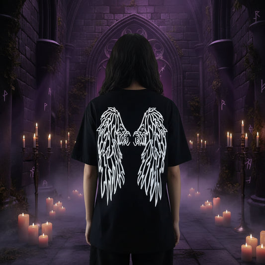 Reflective Wing Shirt - Sorceress Sanctuary Black / M-Black / L-Black / XL-Black / 2XL-Black / 3XL