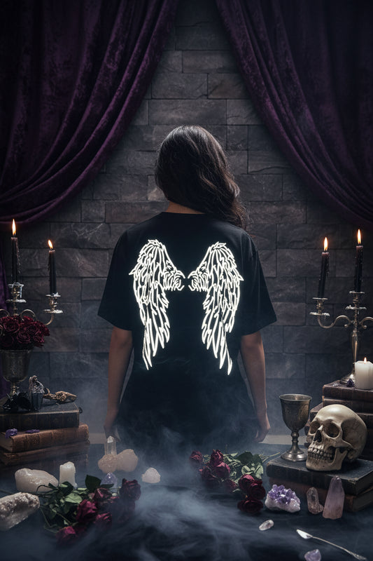 Reflective Wing Shirt - Sorceress Sanctuary Black / M-Black / L-Black / XL-Black / 2XL-Black / 3XL