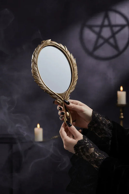 Retro Magic Mirror - Sorceress Sanctuary Golden-silvery