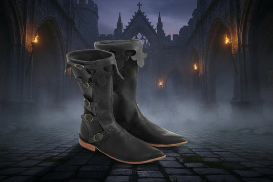 Retro Renaissance Boots - Sorceress Sanctuary Black / 36-Black / 37-Black / 38-Black / 39-Black / 40
