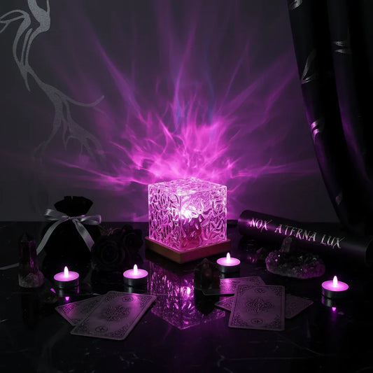 Ripple Lamp - Sorceress Sanctuary 16-color dynamic water ripple + remote control-16-color dynamic water ripples + app + remote control