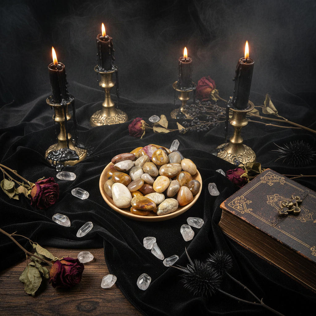 Polished Crystal Stones for Decoration and Aromatherapy Sorceress Sanctuary