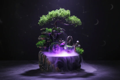 Rockery Bonsai Humidifier - Sorceress Sanctuary UK / Without spray-EU / Without spray-US / With spray-EU / With spray-US / Without spray