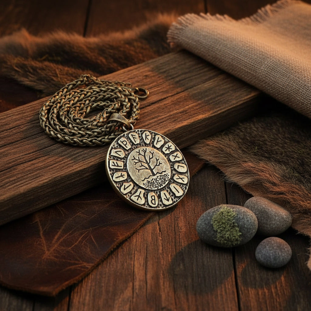 Rune Tree Necklace - Sorceress Sanctuary Silver-Bronze