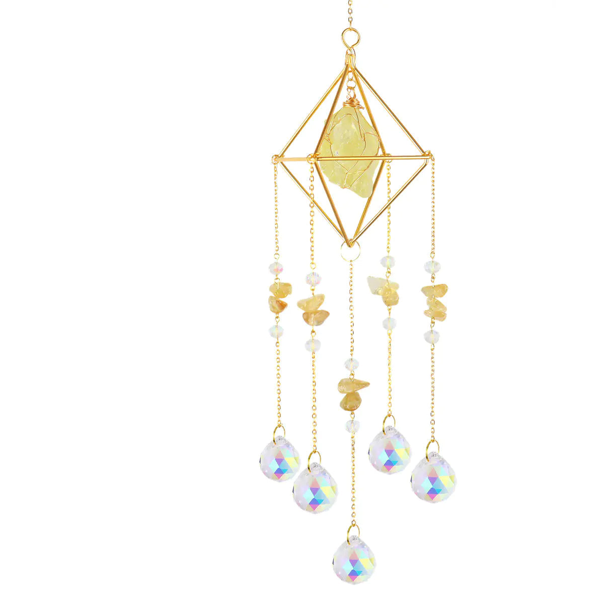 Natural Crystal Wind Chime Sorceress Sanctuary