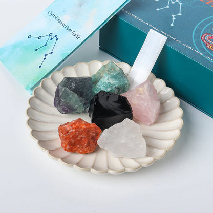 Zodiac Natural Crystal Stone Set