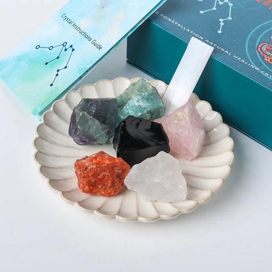 Zodiac Natural Crystal Stone Set