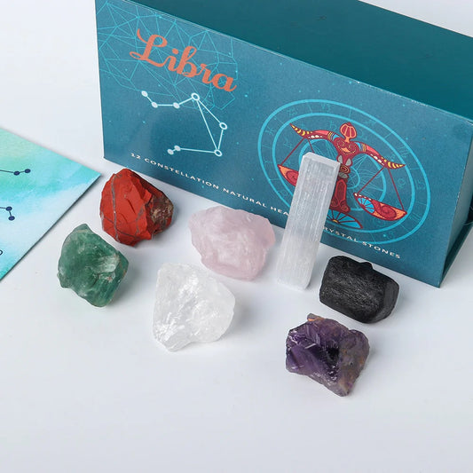 Zodiac Natural Crystal Stone Set