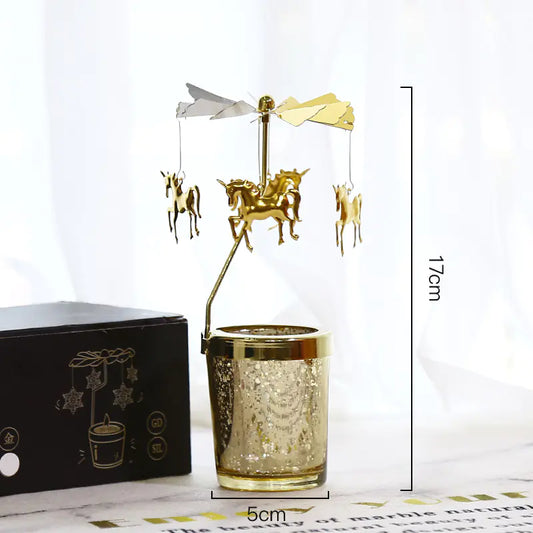 Magical Rotating Candle Holder