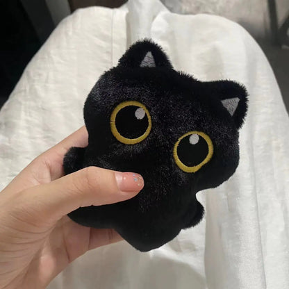 Black Cat Doll Plush Pendant