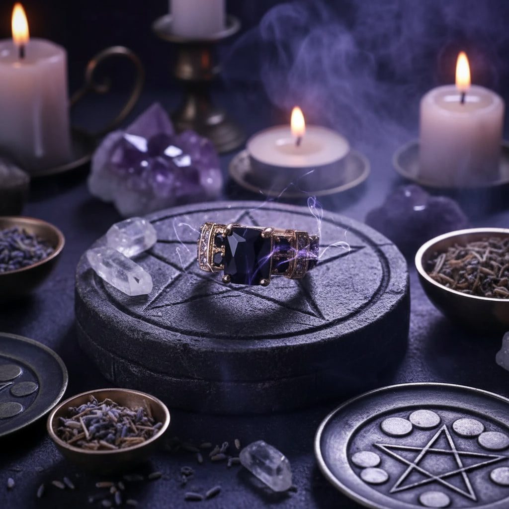 Obsidian Protection Ring