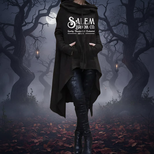 Salem Hooded Sweater - Sorceress Sanctuary Grey / S-Grey / M-Grey / L-Grey / XL-Grey / 2XL