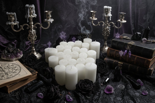 Scented Pillar Candles - Sorceress Sanctuary 5x5-5x7