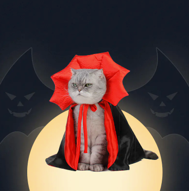 Vampire King Pet Cape