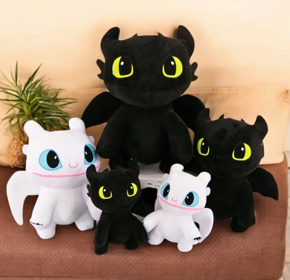 Toothless Plush Familiar Dragon (Suction)