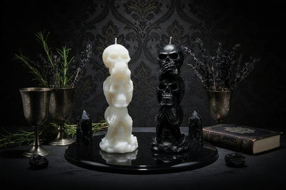 Skull Candle | 2Pcs - Sorceress Sanctuary White / 2PCS-Black / 2PCS-Gray / 2PCS