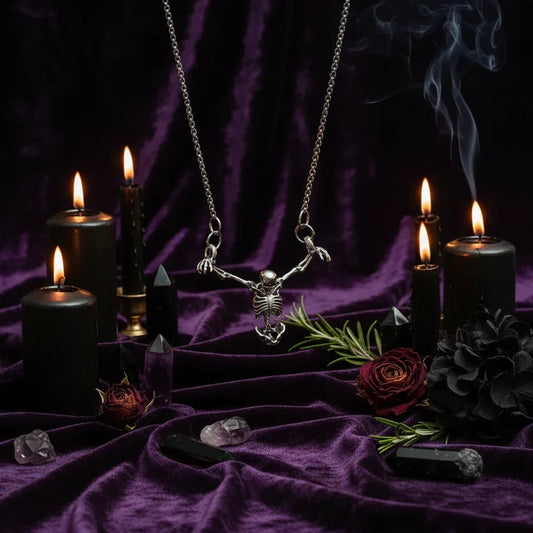 Skull Necklace - Sorceress Sanctuary As Shown