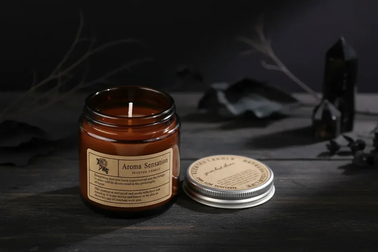 Smokeless Aromatherapy Candle - Sorceress Sanctuary Lychee White Tea-Sea Salt Salvia Officinalis-Jo Malone-Rose Sandalwood-Bamboo Green Tea