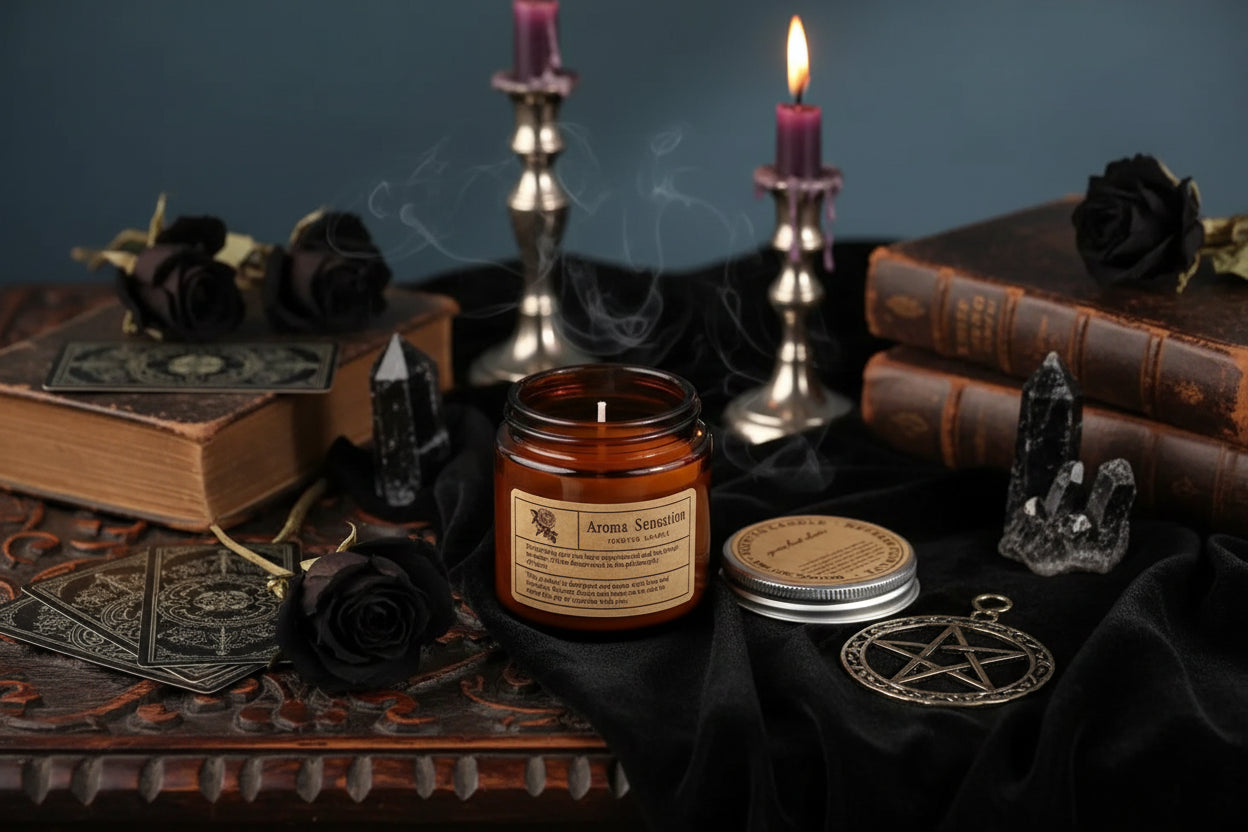 Smokeless Candles - Sorceress Sanctuary Lychee White Tea-Lavender-English Pear And Freesia-Rose Sandalwood-Bamboo Green Tea