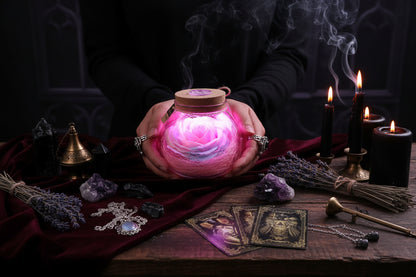 Soap Flower Wish Bottle - Sorceress Sanctuary 1-2-3-4