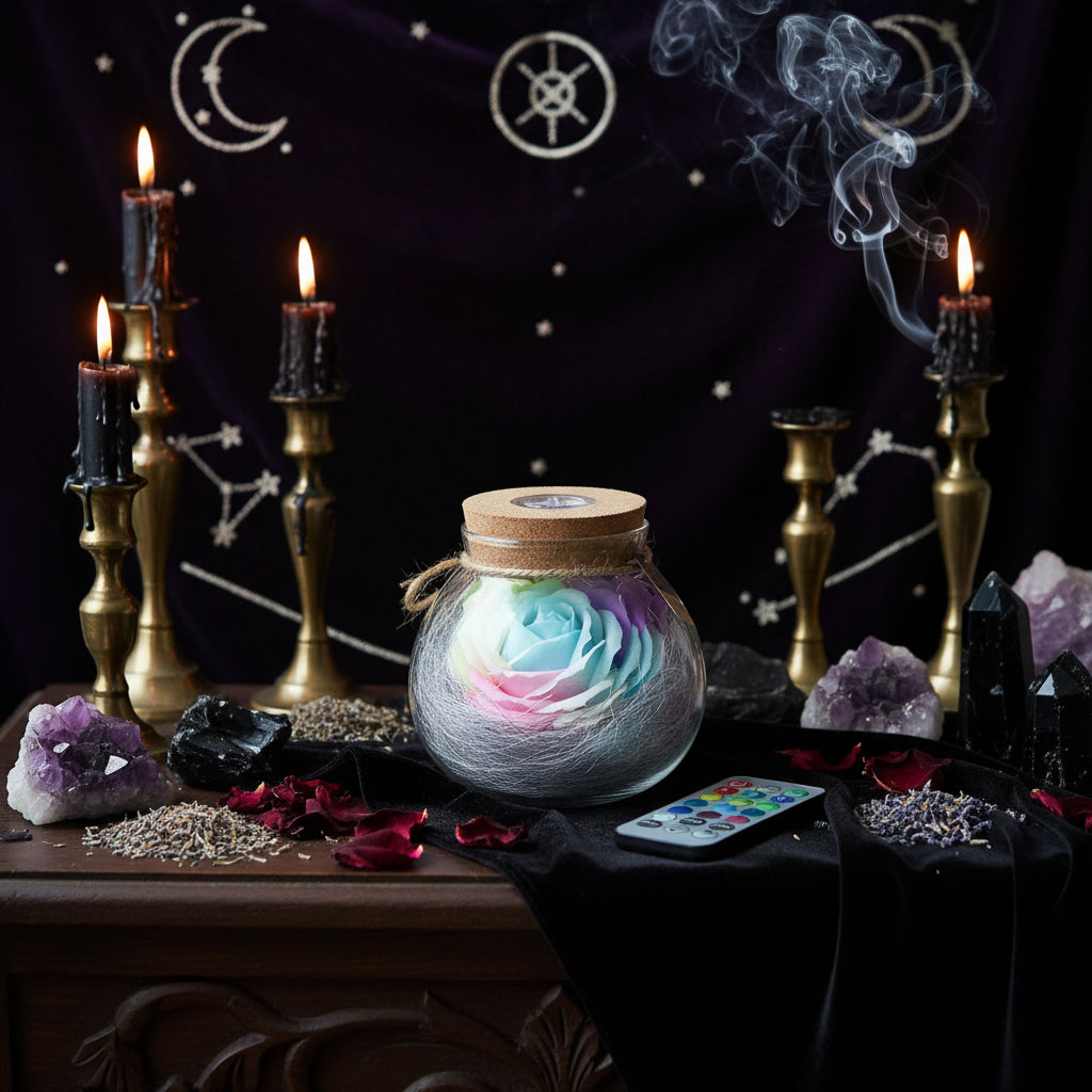 Soap Flower Wish Bottle - Sorceress Sanctuary 1-2-3-4