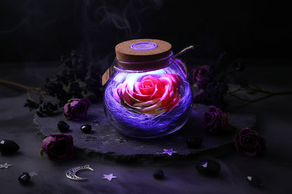 Soap Flower Wish Bottle - Sorceress Sanctuary 1-2-3-4