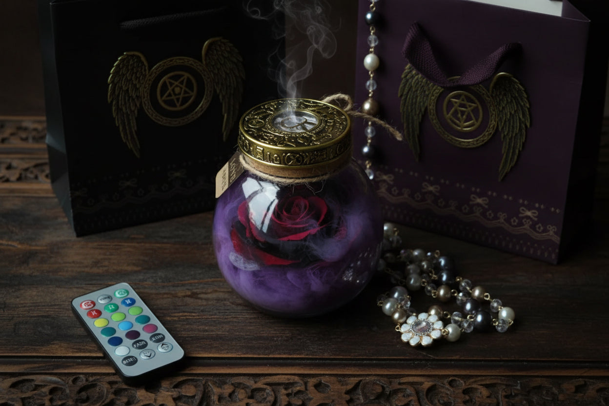 Soap Flower Wish Bottle - Sorceress Sanctuary 1-2-3-4