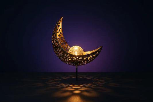 Solar Celestial Light - Sorceress Sanctuary White-Cutout-Flame lamp